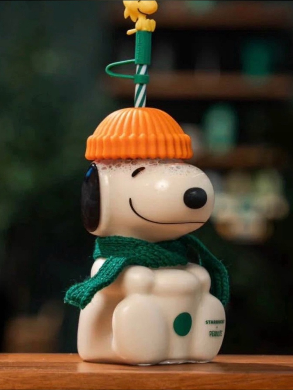 Peanuts Snoopy Glass Cold Cup NWB
